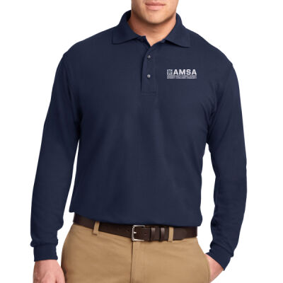 ADULT UNIFORM - Silk Touch Long Sleeve Polo Thumbnail