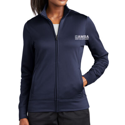 LADIES UNIFORM - Ladies Sport Wick ® Fleece Full Zip Jacket Thumbnail